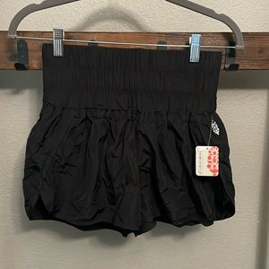 Free People Movement NWOT The Way Home Shorts Black Size S
